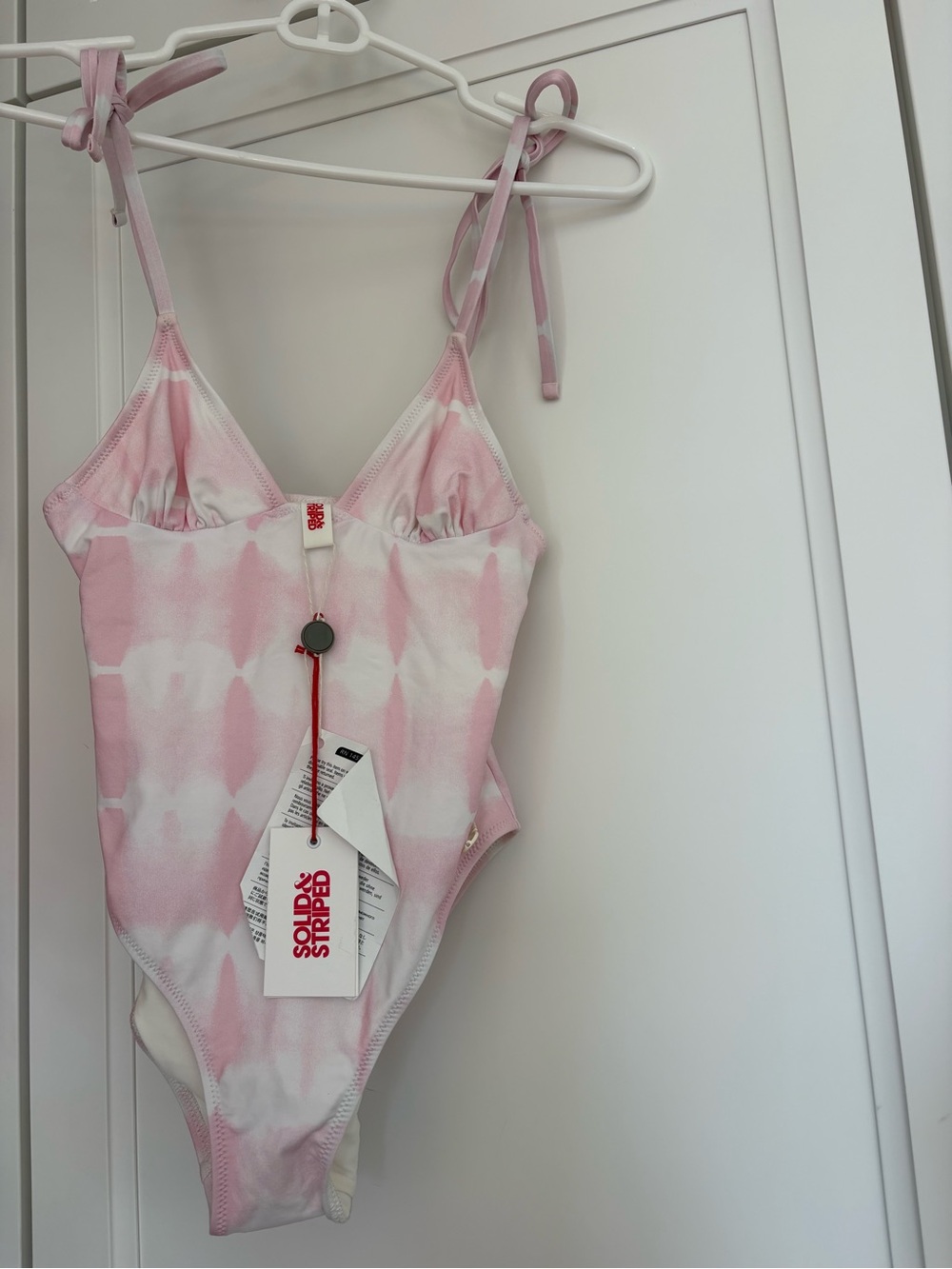 Solid And Striped - Pink Tie-Dye One-Piece Swimsuit